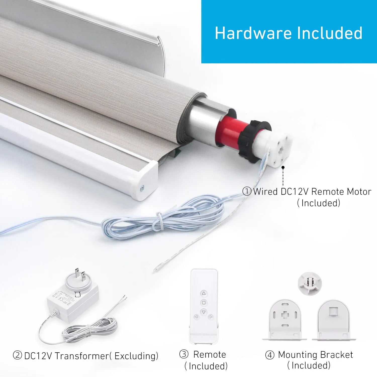 EY2524 | DC24V Tubular Motor Electric Blind Motor Remote Control