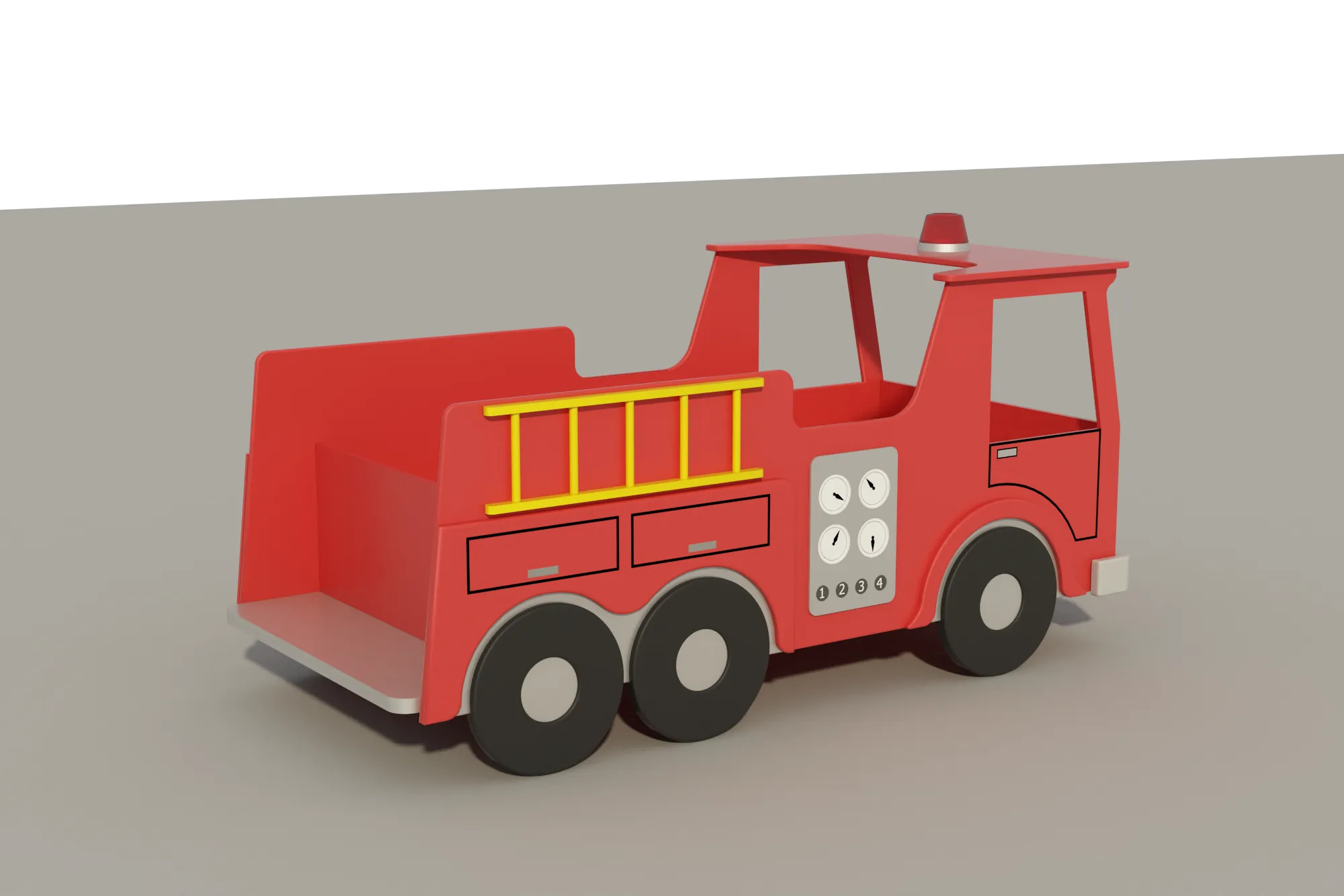 Fire Truck Toddler Beds Free DIY Plans Child Single Bed Bedroom Furniture Woodworking