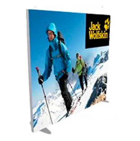 Freestanding LED Light Boxes 36 x 48 SEG Tension Fabric Frames | Double Sided