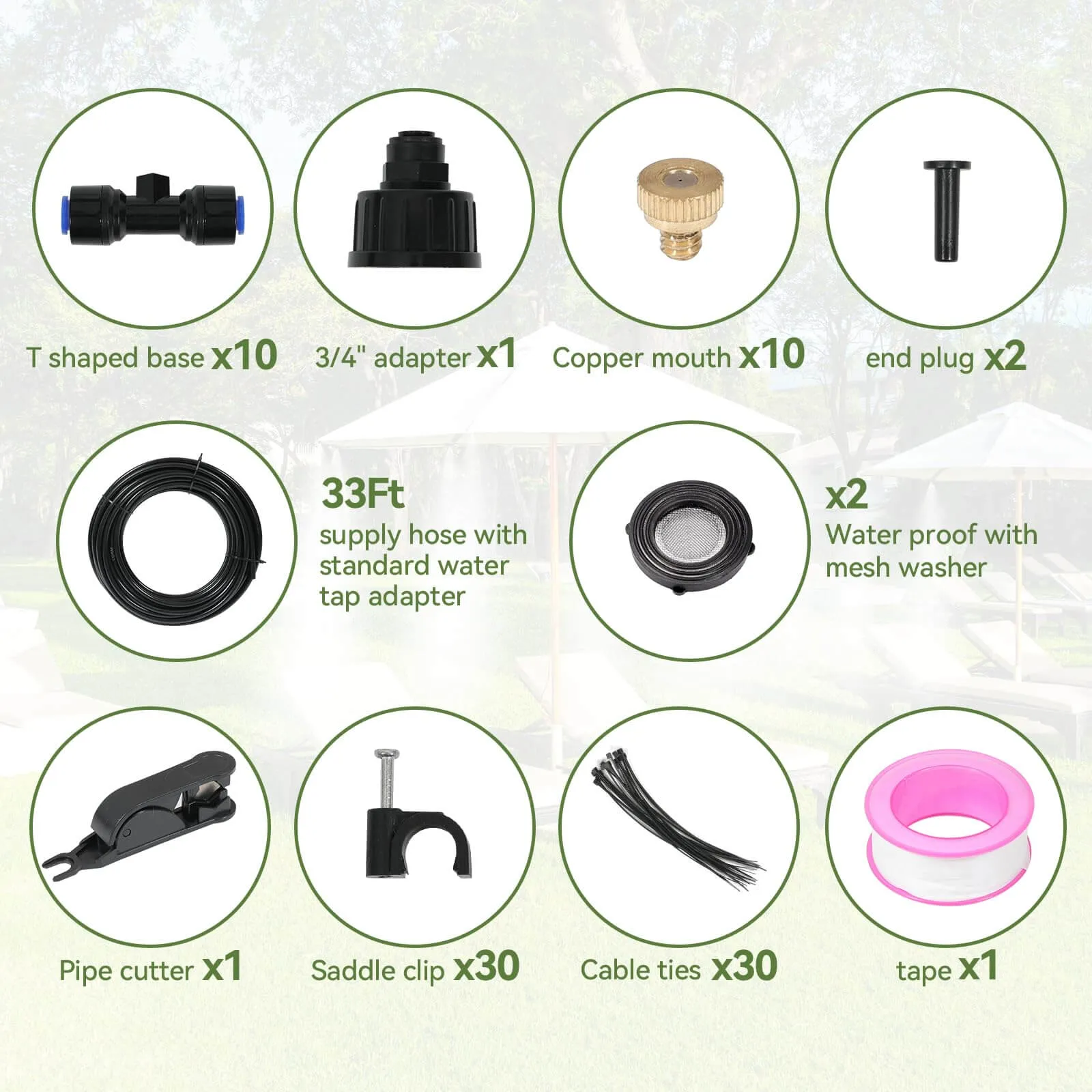 Garden Misters for Outdoor Patio GA702