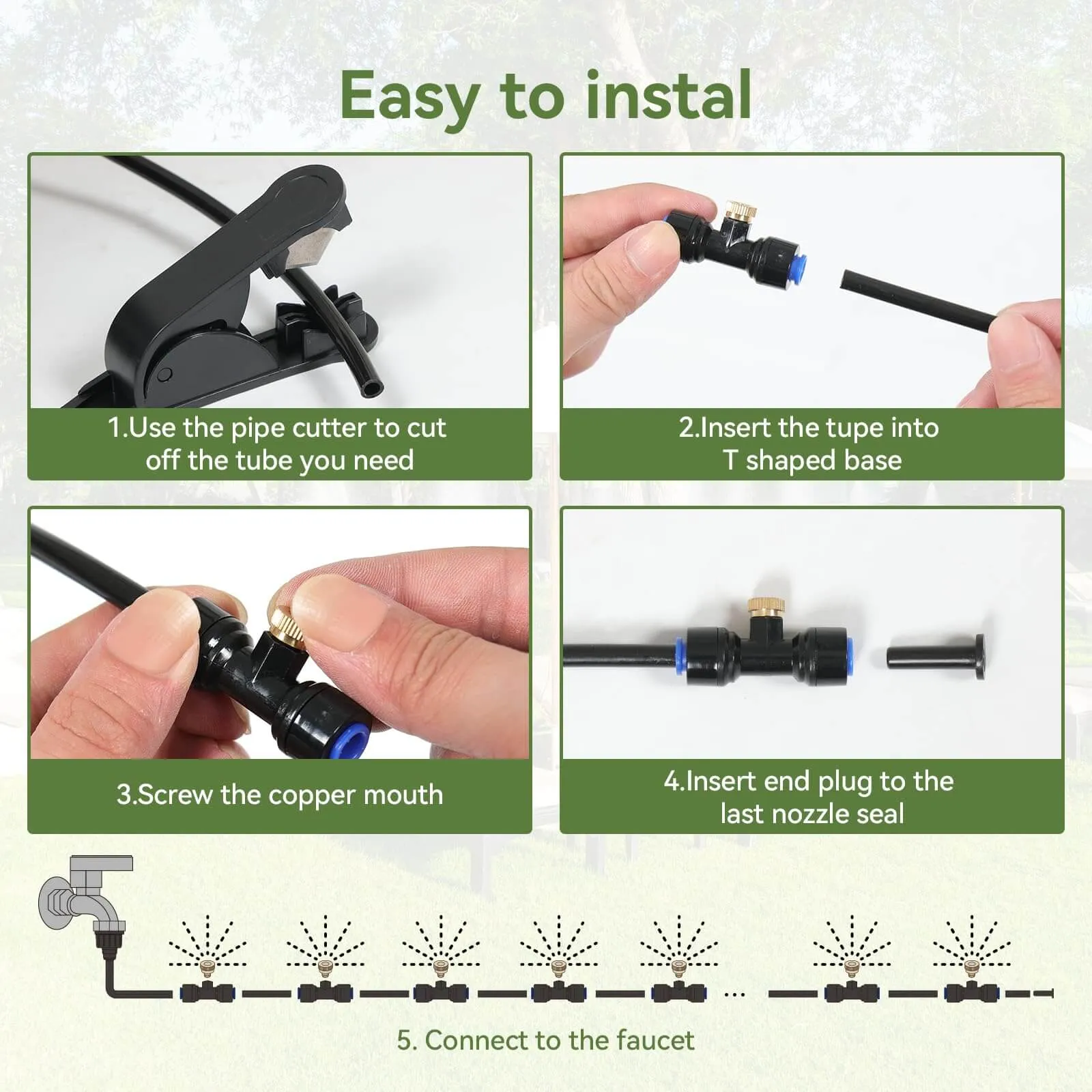 Garden Misters for Outdoor Patio GA702