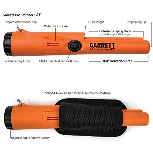 Garrett Pro Pointer AT&nbsp;Metal Detector Waterproof ProPointer with Garrett Camo Pouch