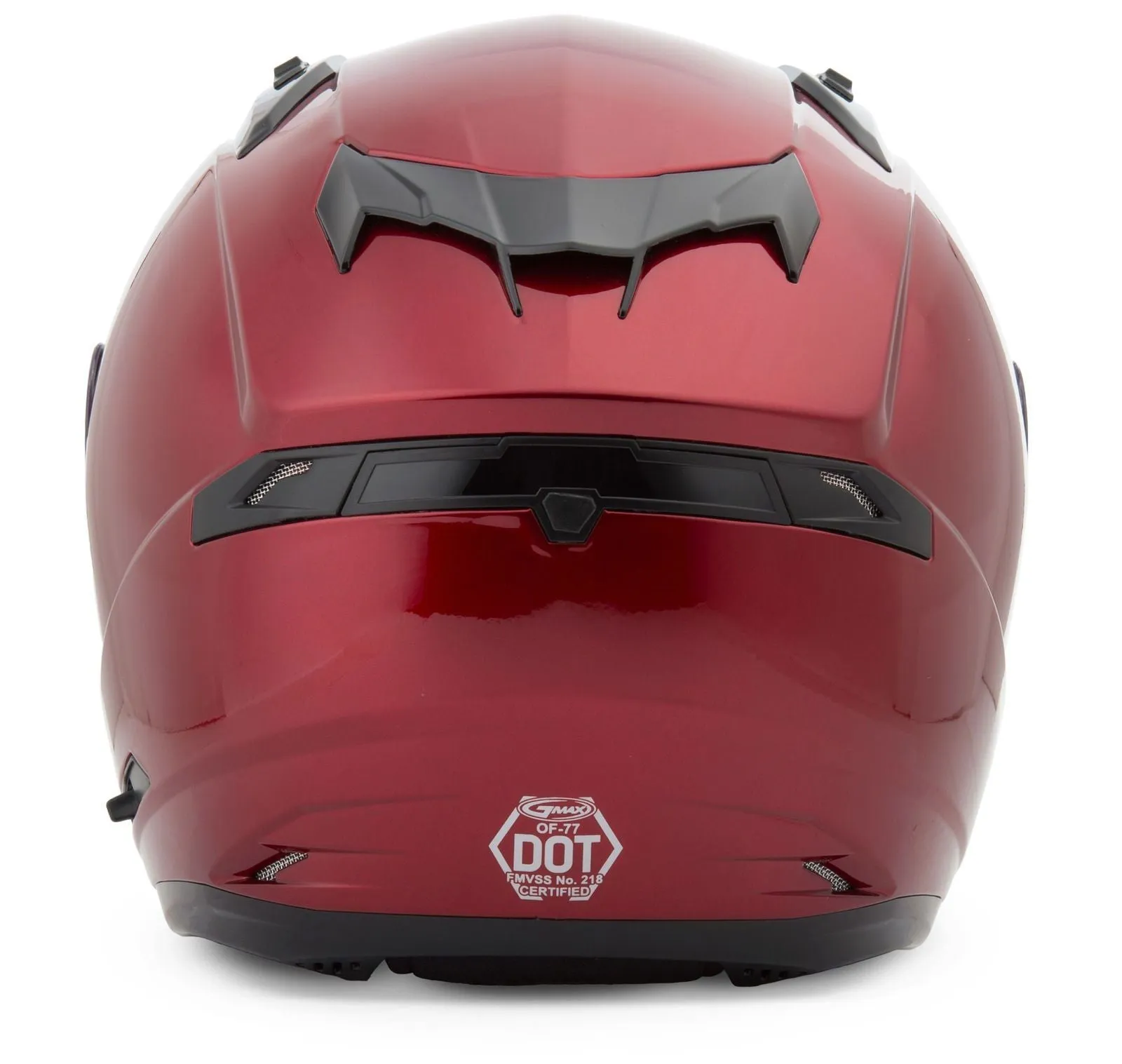 GMax OF77 Candy Red Open Face Helmet