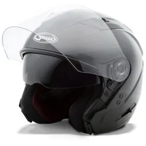 GMax OF77 Glossy Black Open Face Helmet