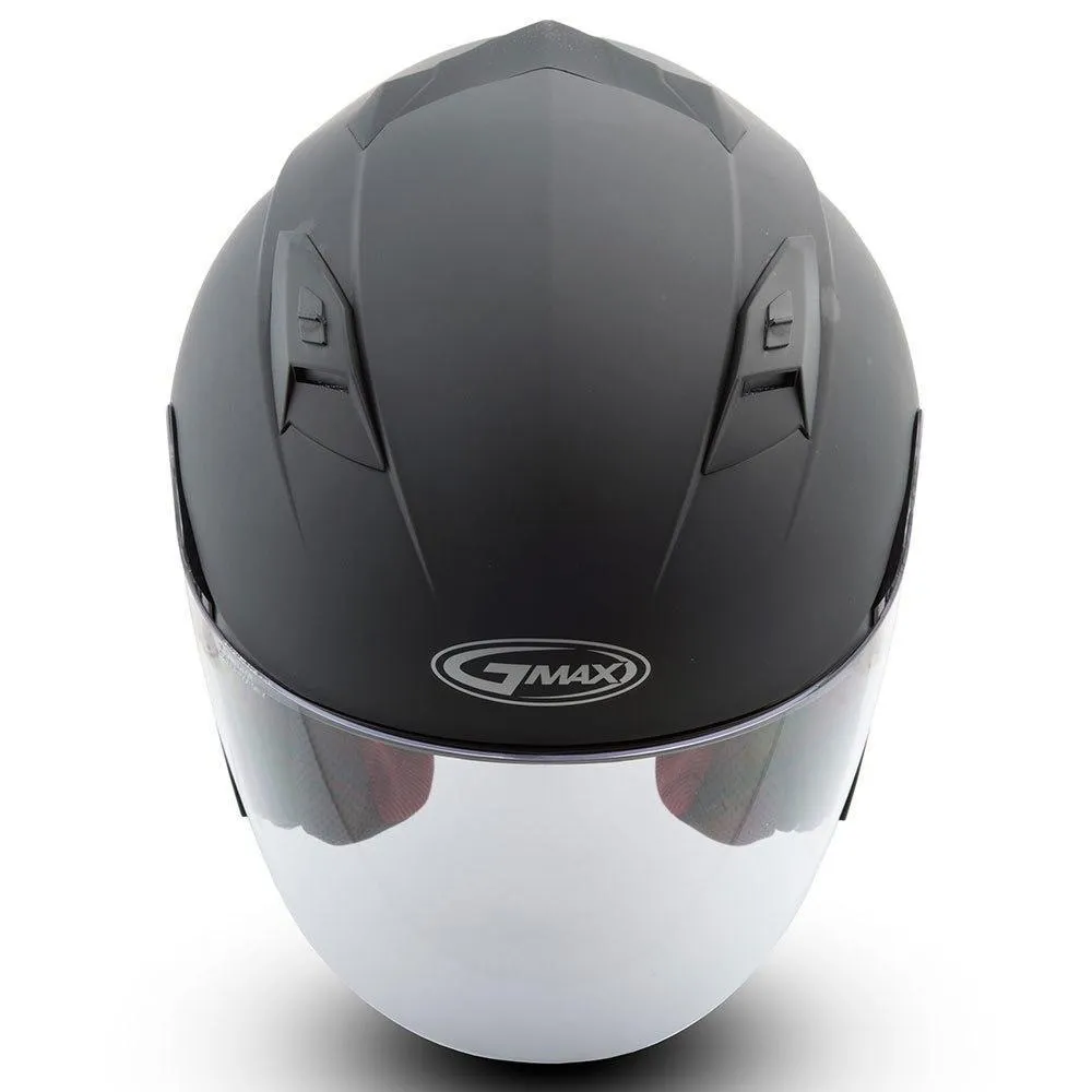 GMax OF77 Matte Black Open Face Helmet