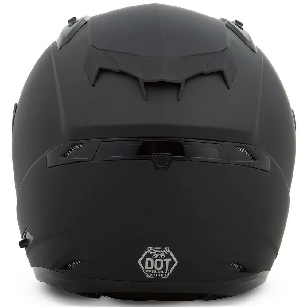 GMax OF77 Matte Black Open Face Helmet