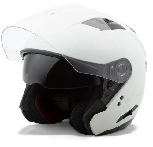 GMax OF77 Pearl White Open Face Helmet