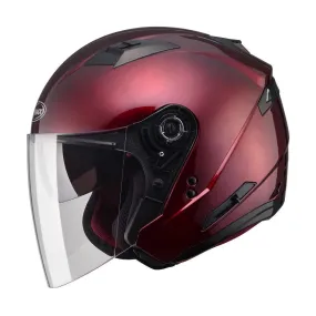 GMax OF77 Wine Red Open Face Helmet