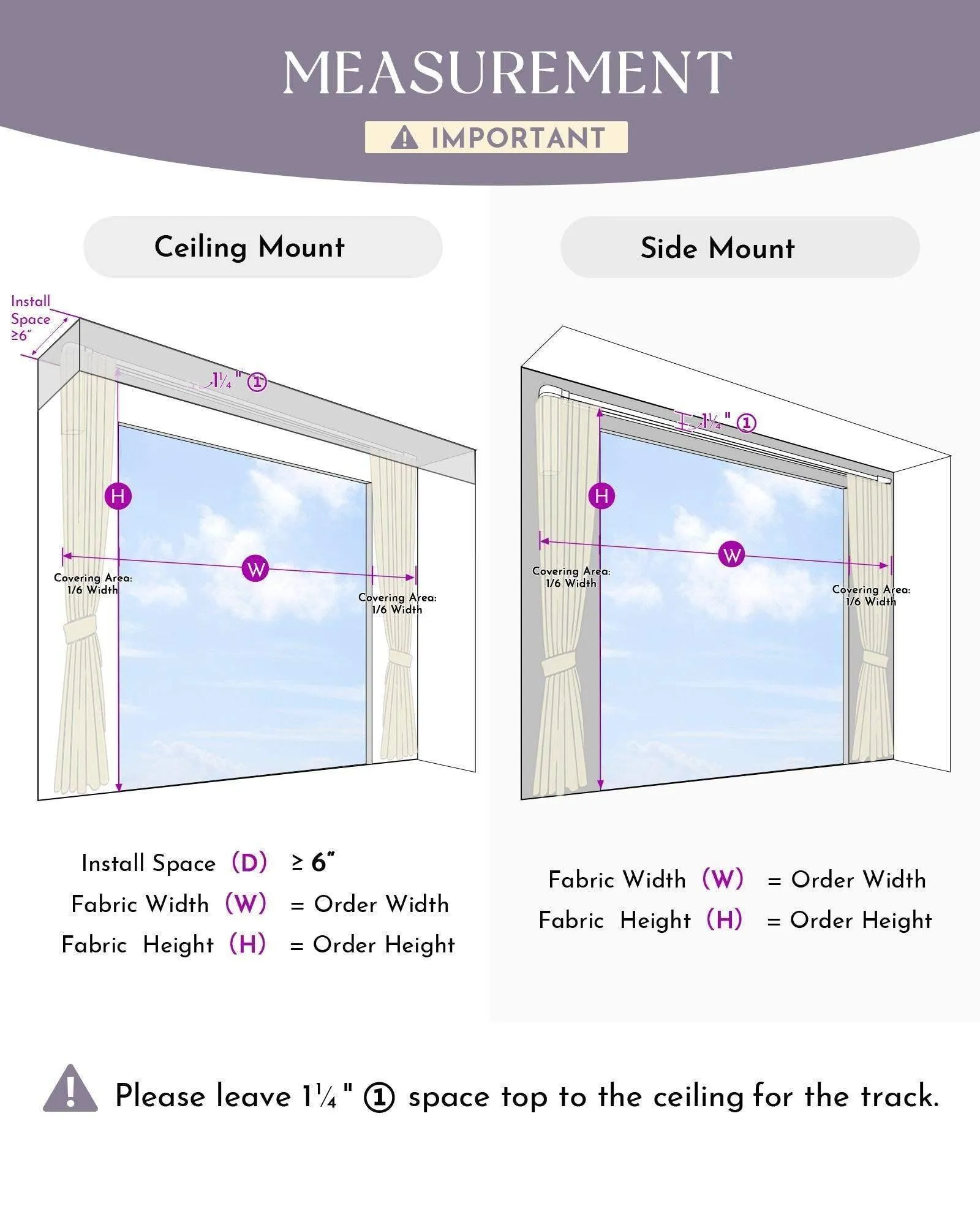 Graywind Hardwired Smart Curtain | Blackout Series | 40"-220"W