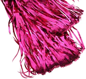 Hot Pink Fringe Curtain
