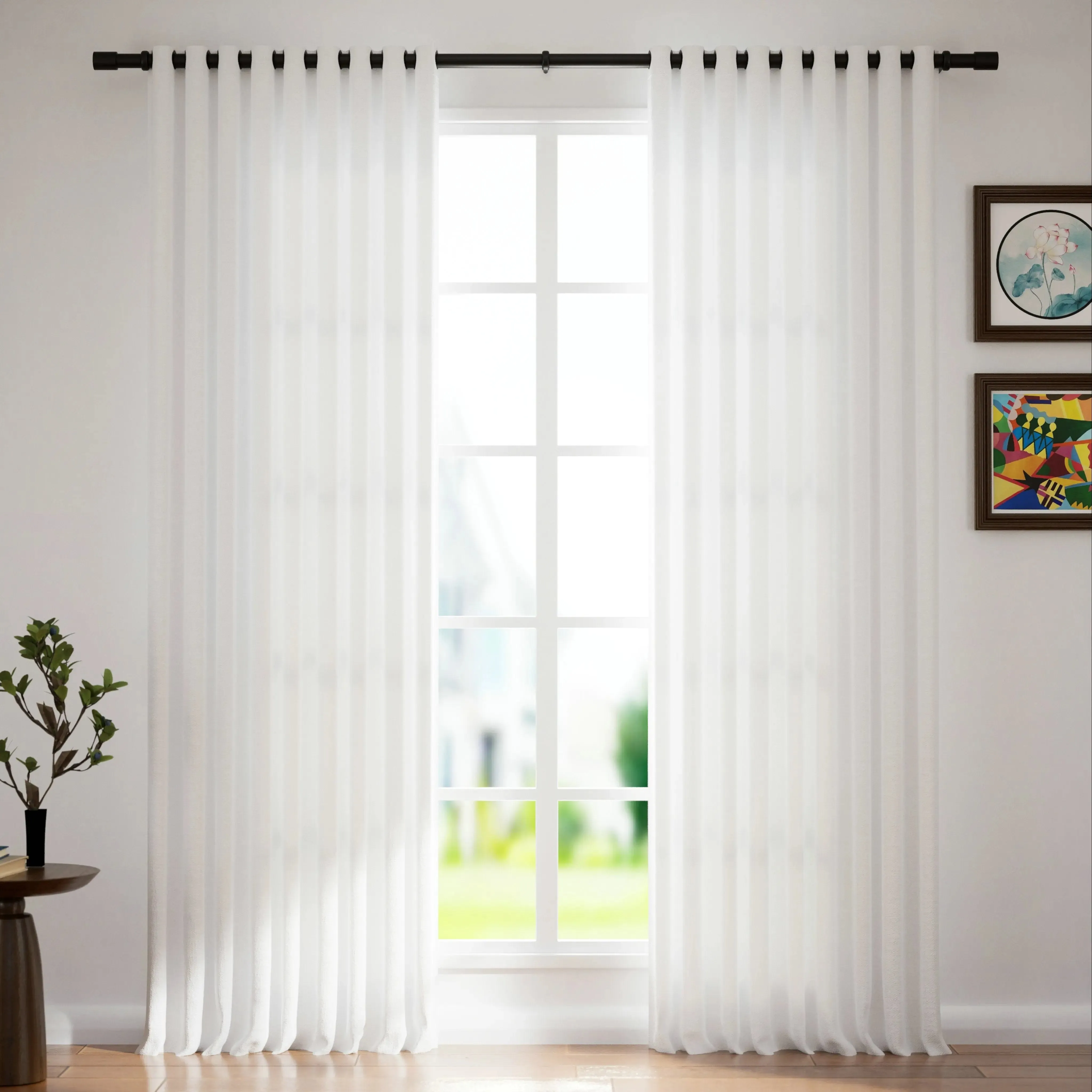 Ian Linen Blend Drapery Grommet