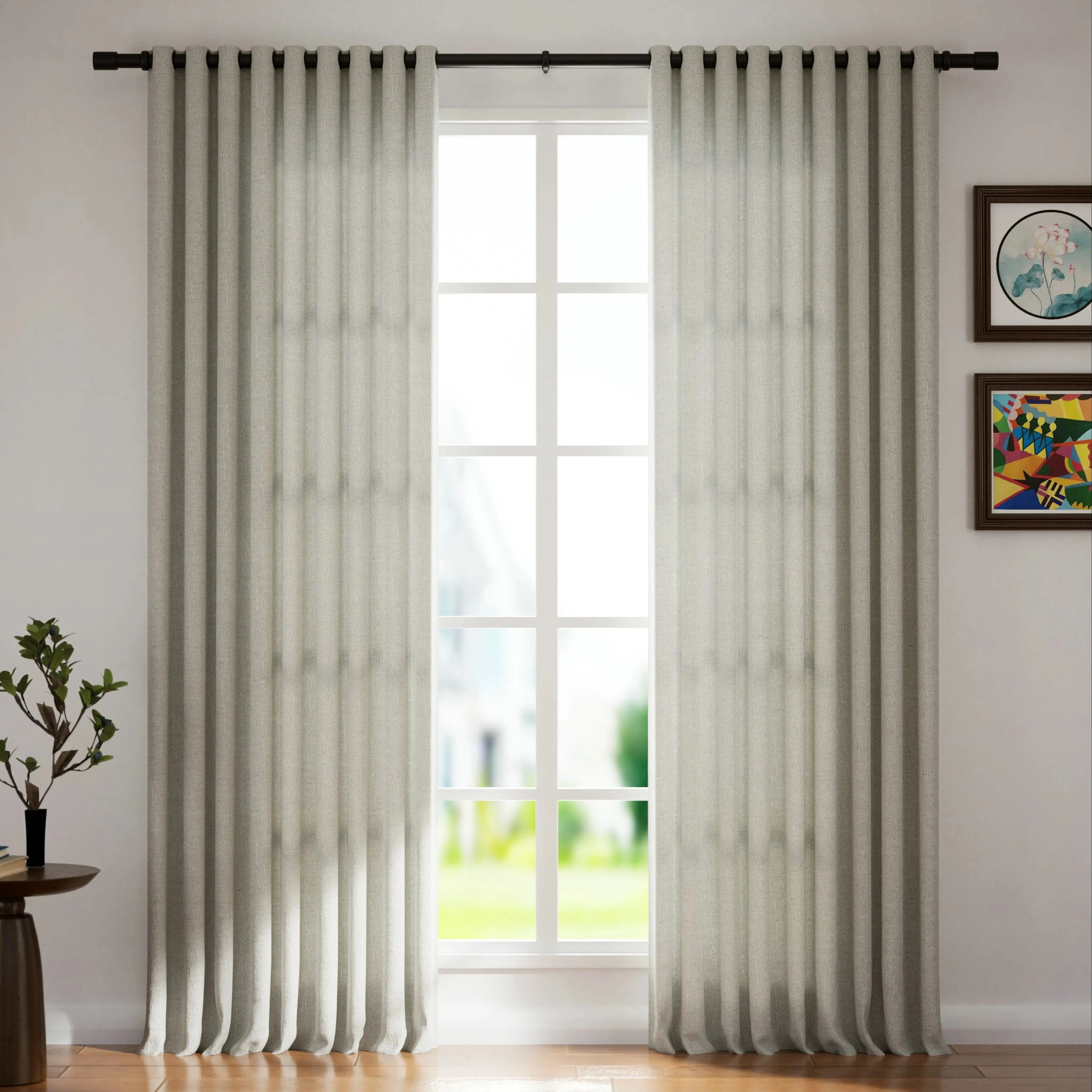 Ian Linen Blend Drapery Grommet