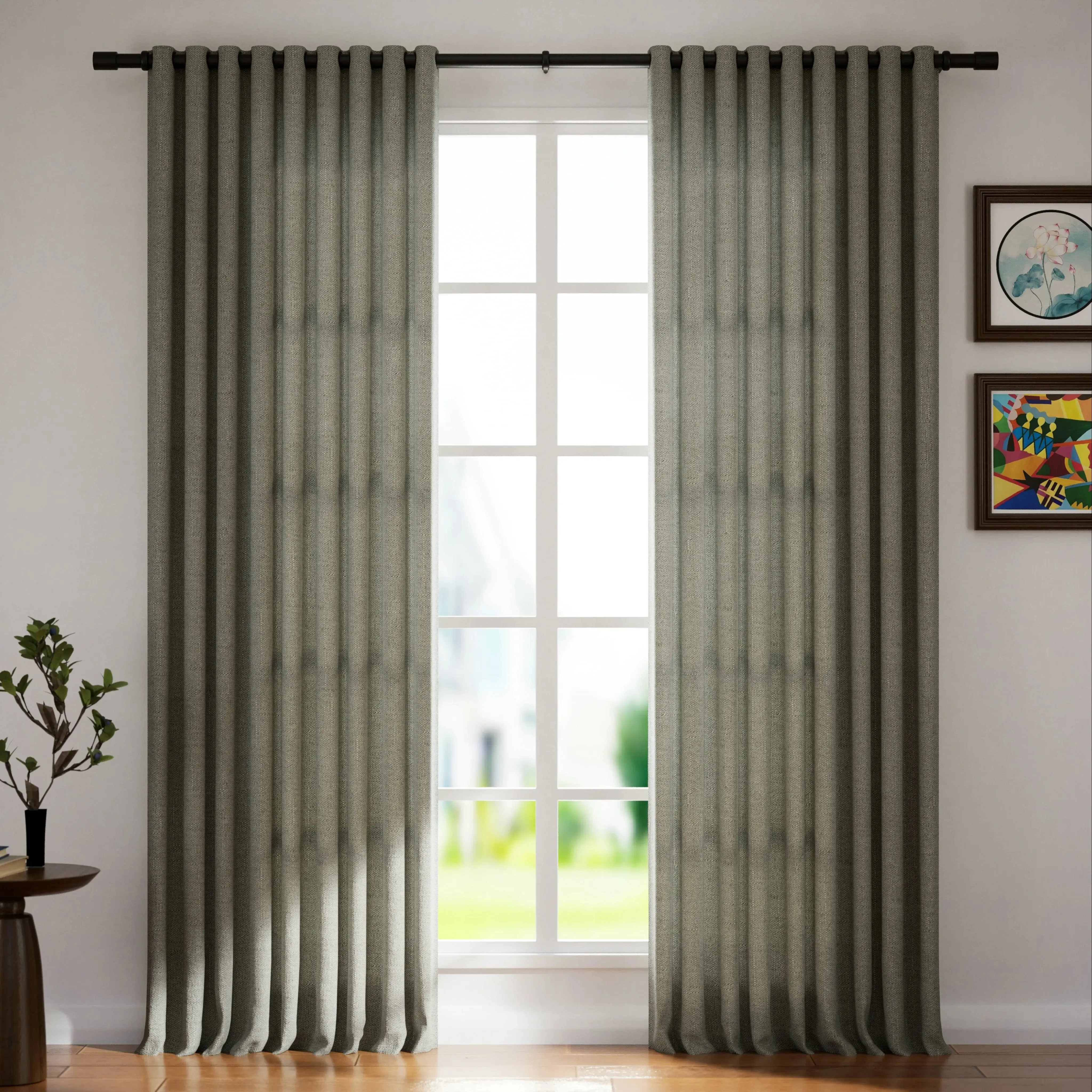 Ian Linen Blend Drapery Grommet