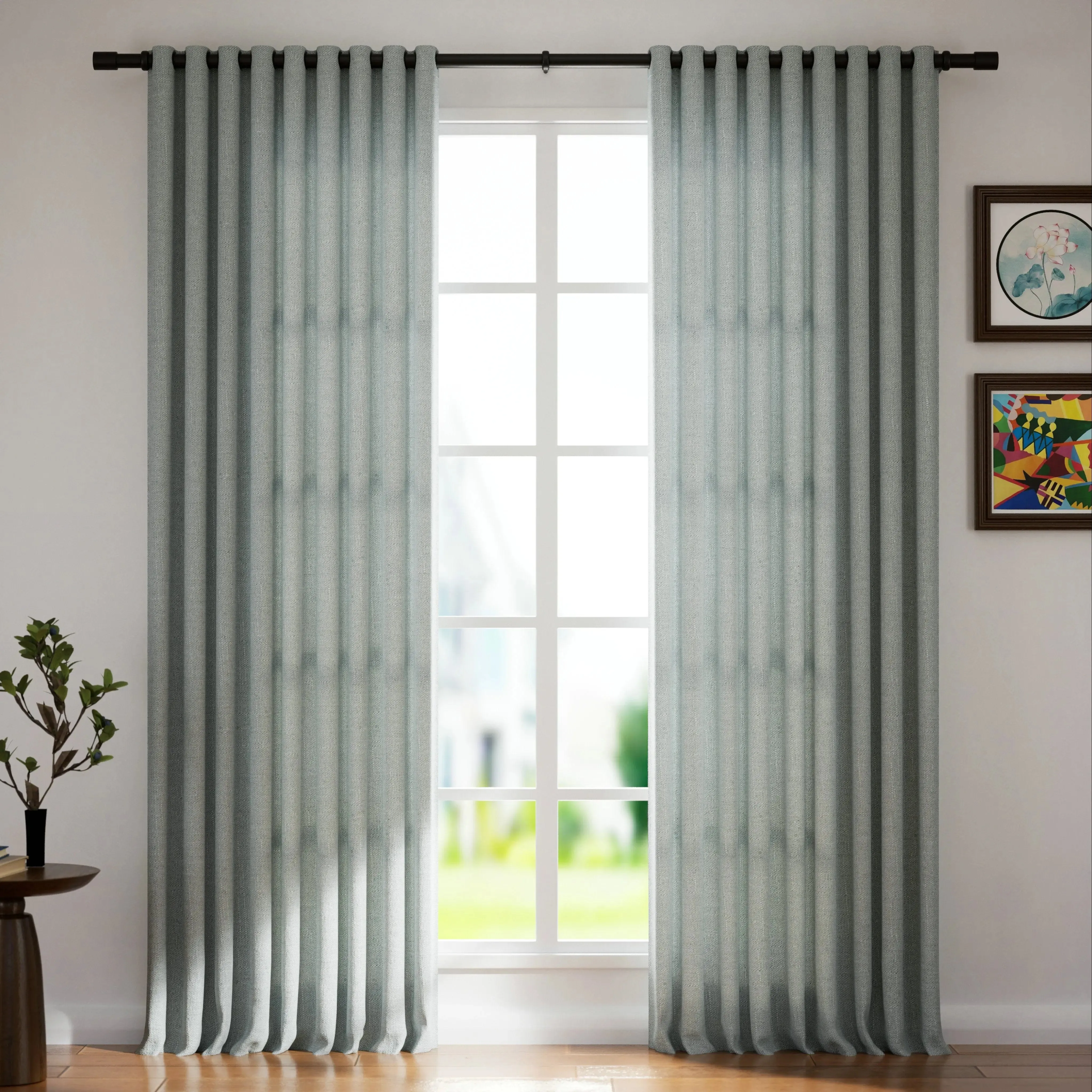 Ian Linen Blend Drapery Grommet