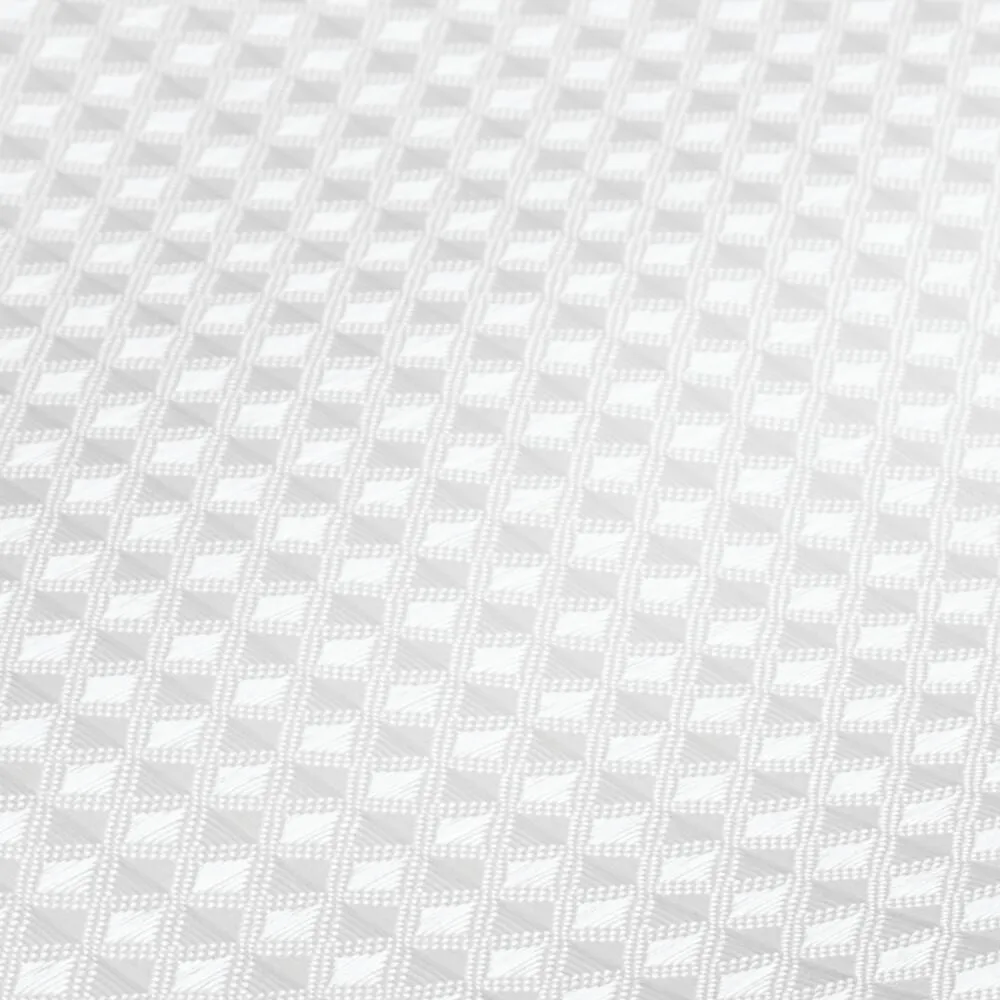 iDesign Carlton Shower Curtain 54" x 78" in White