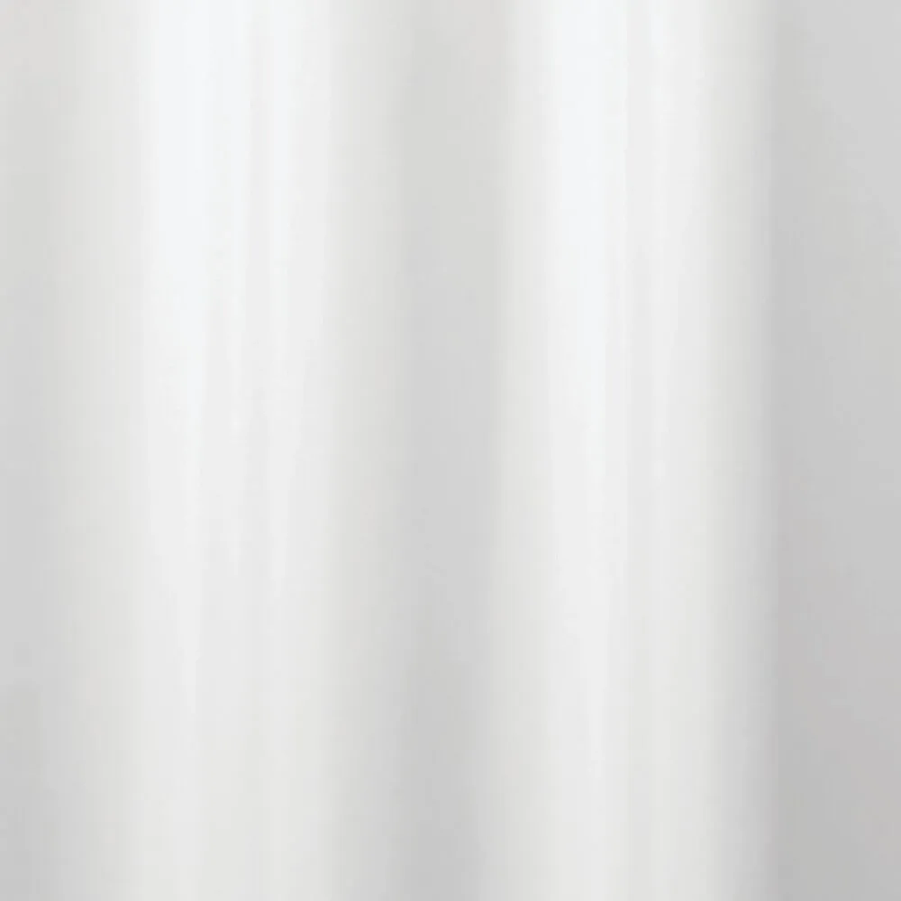 iDesign Poly Shower Curtain or Liner 72" x 96" in White