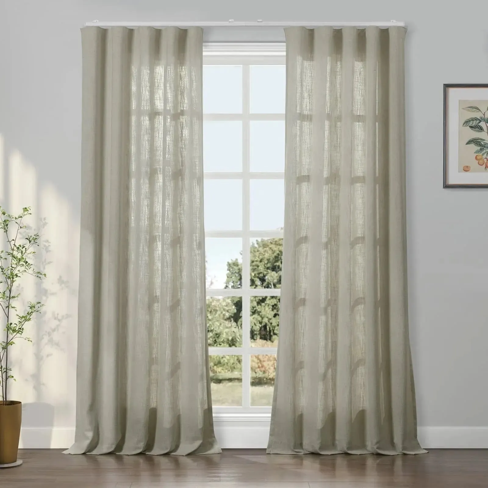 Jawara Linen Blend Ripple Fold Drapery
