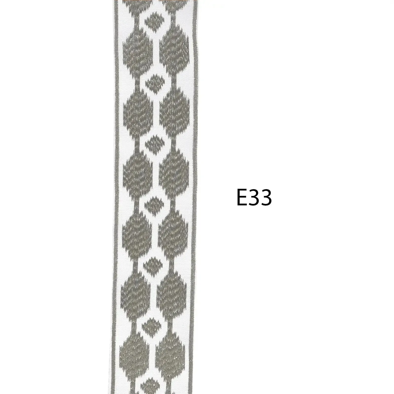 Jawara Luxury Linen Cotton Curtains with Border Trim (Sold per Pair)