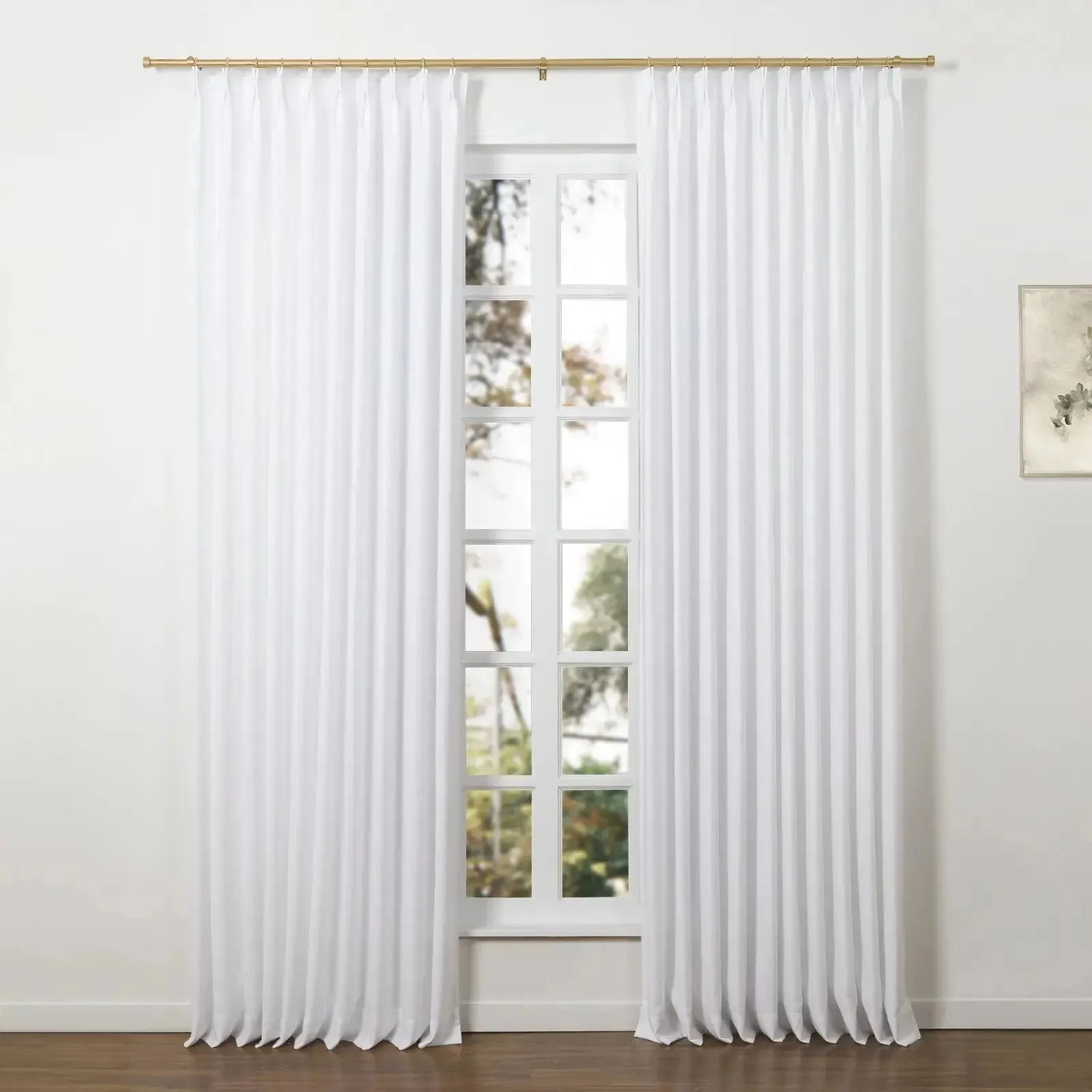 Jaylon Adjustable Curtain Rod with Rings