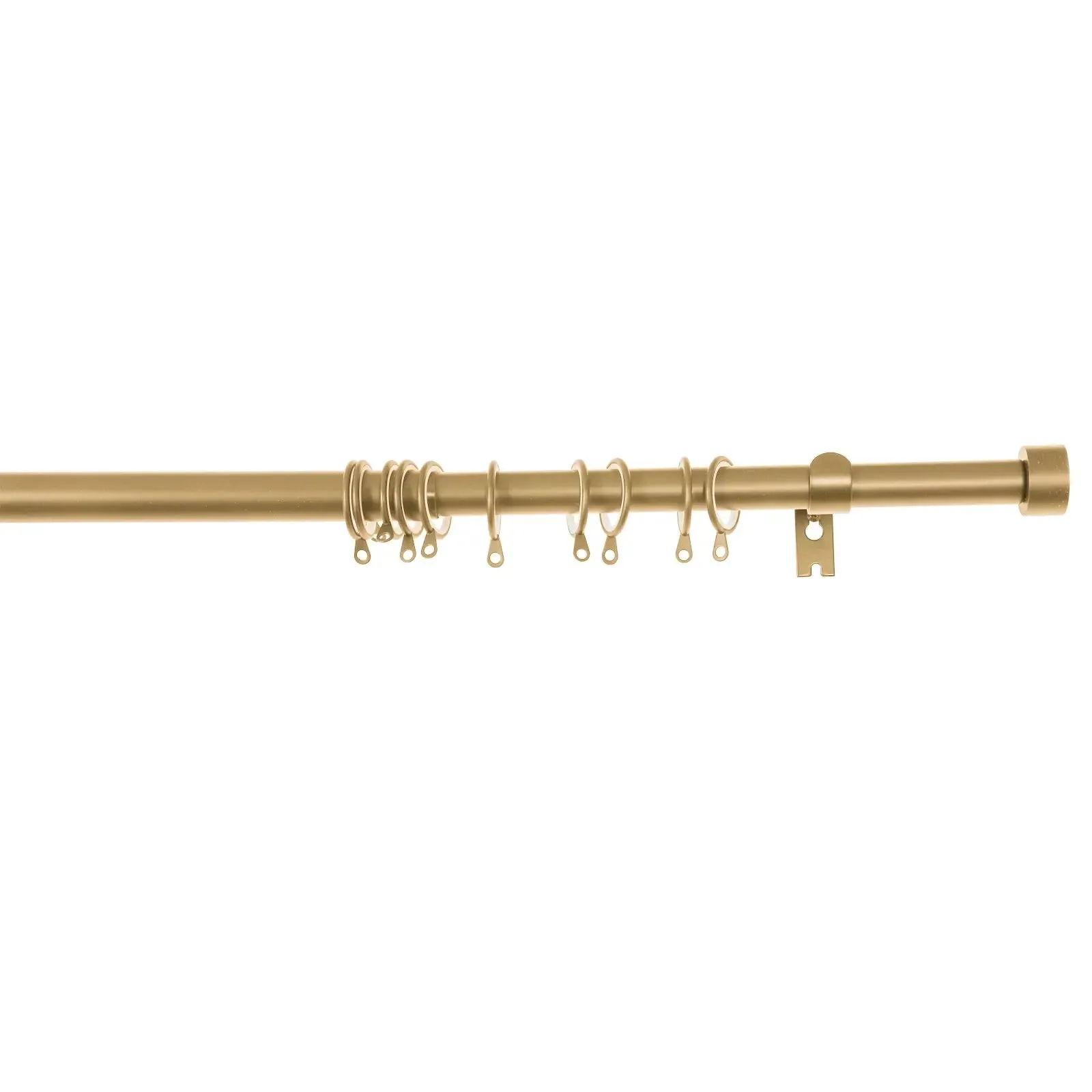 Jaylon Adjustable Curtain Rod with Rings