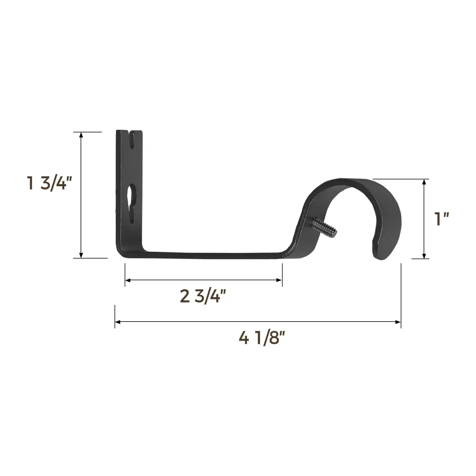 Jaylon Adjustable Curtain Rod with Rings