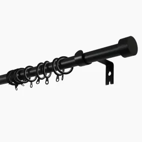 Jaylon Adjustable Curtain Rod with Rings
