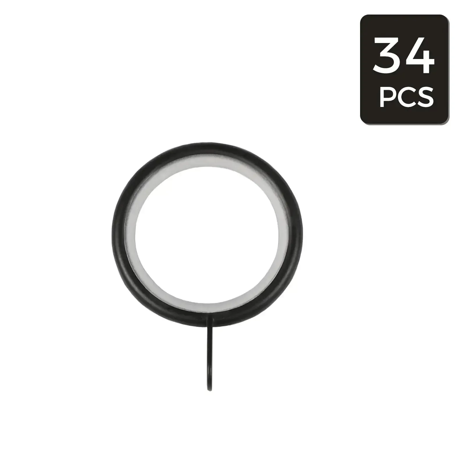 Jaylon Adjustable Curtain Rod with Rings
