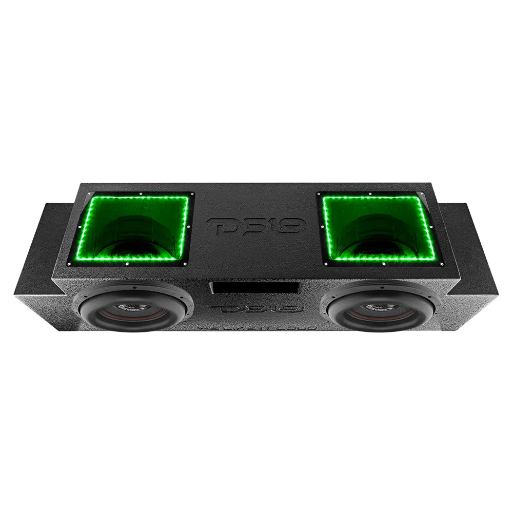 Jeep JKU/JLU Down Firing Subwoofer Enclosure 2 x 12"