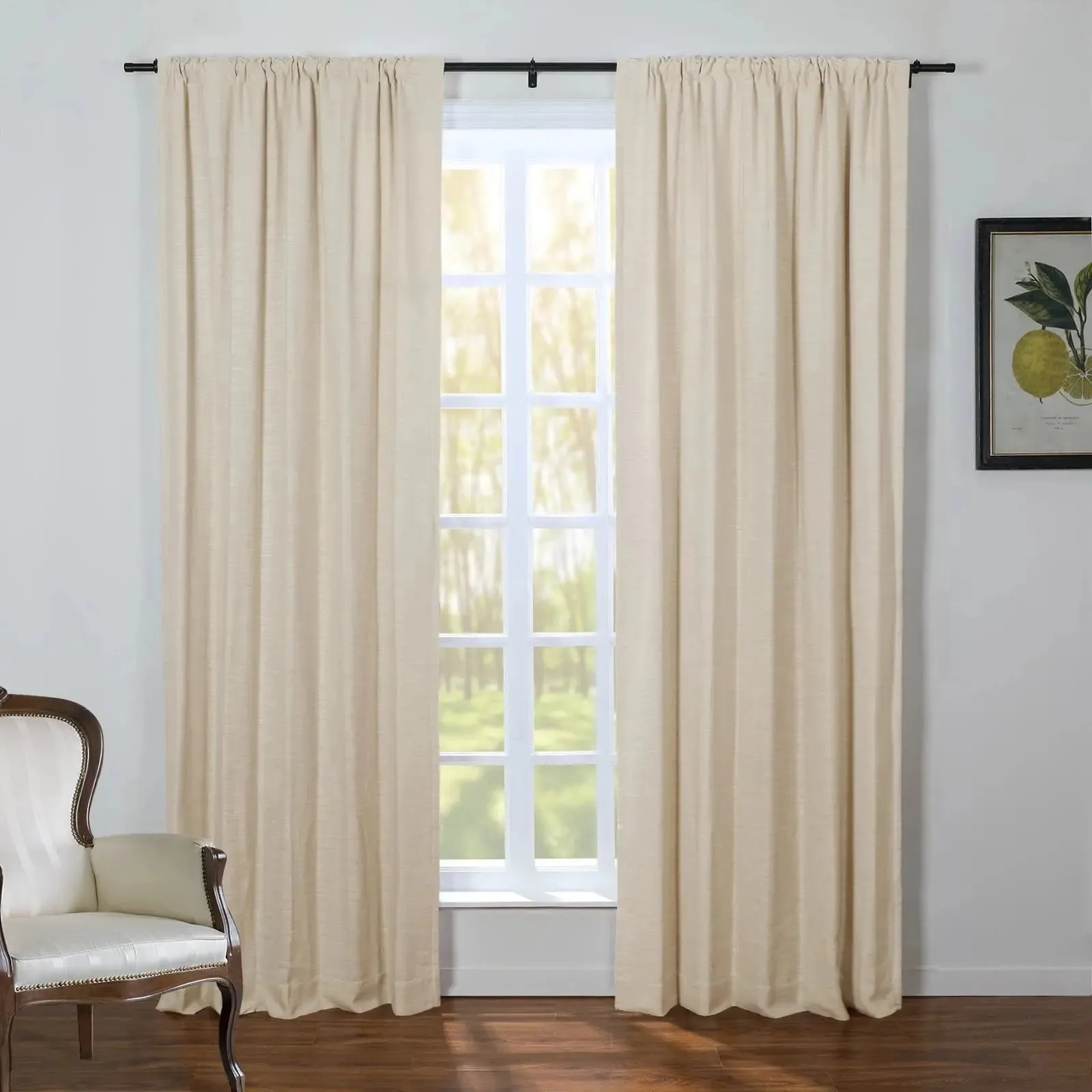 Kyla Linen Blend Drapery Soft Top