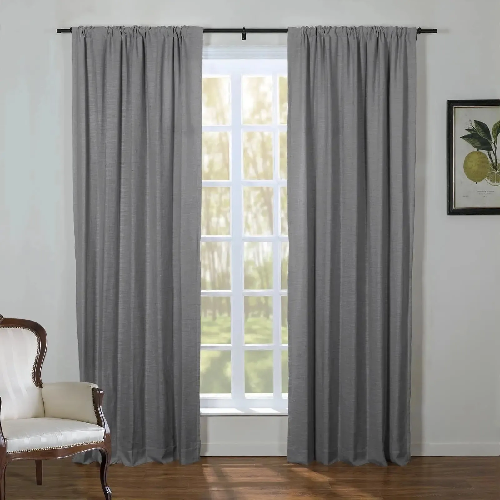 Kyla Linen Blend Drapery Soft Top