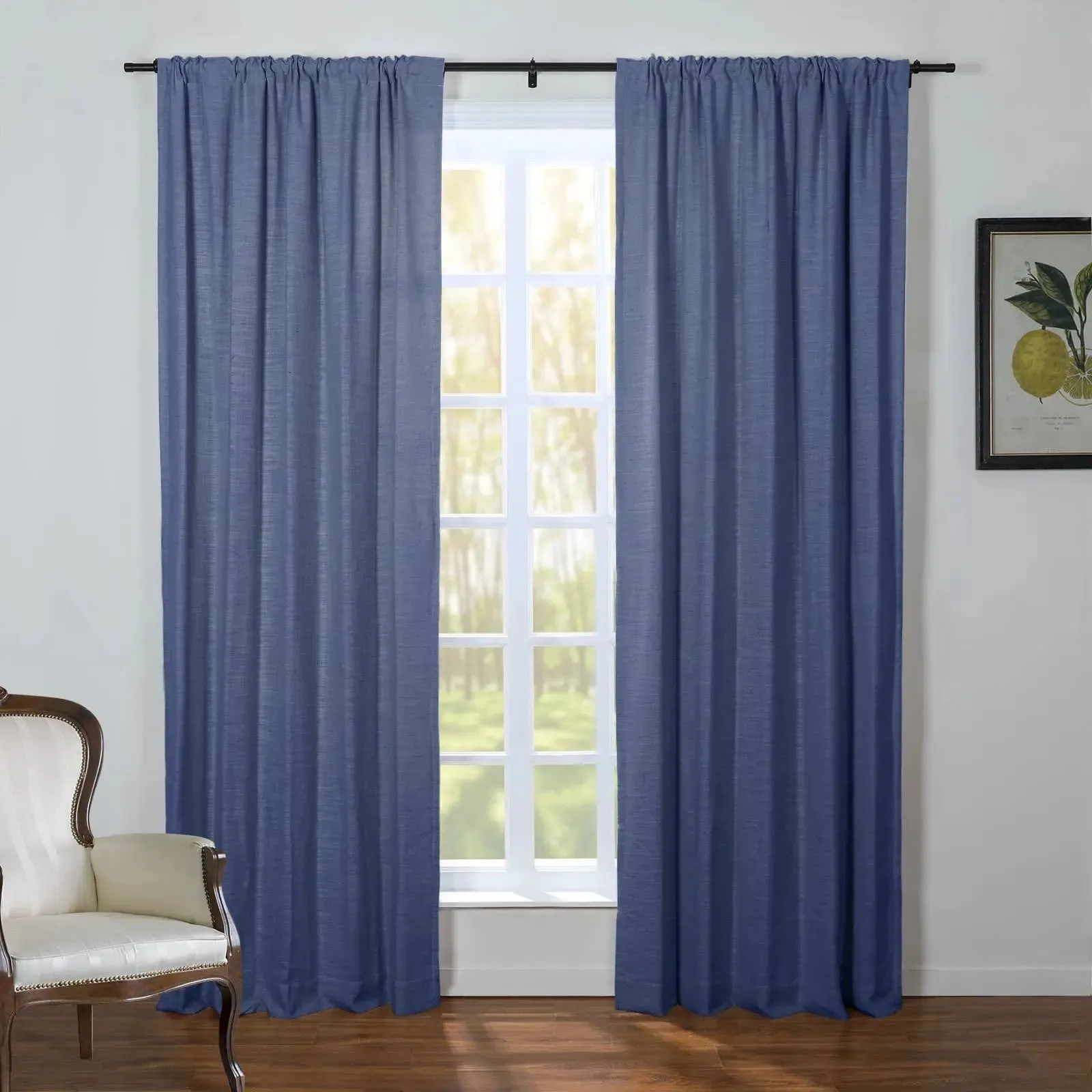 Kyla Linen Blend Drapery Soft Top