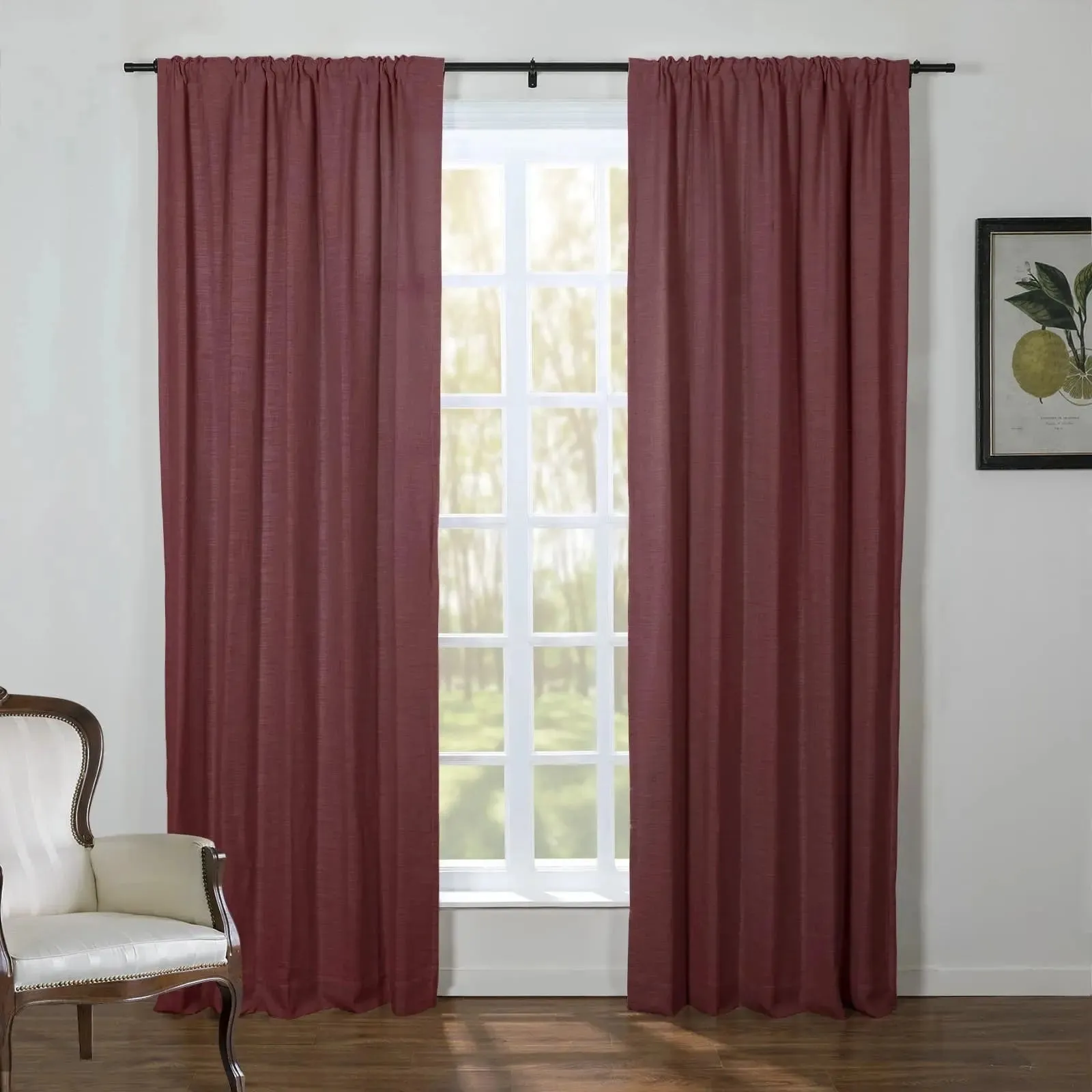 Kyla Linen Blend Drapery Soft Top