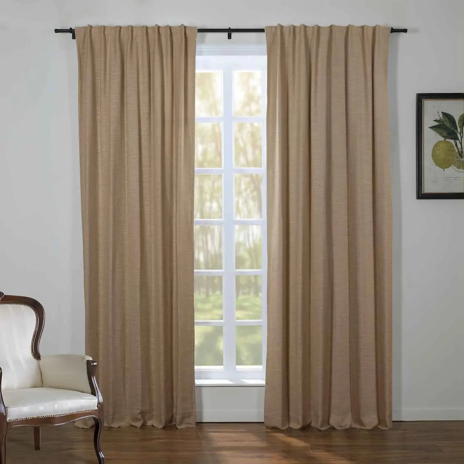 Kyla Linen Blend Drapery Soft Top