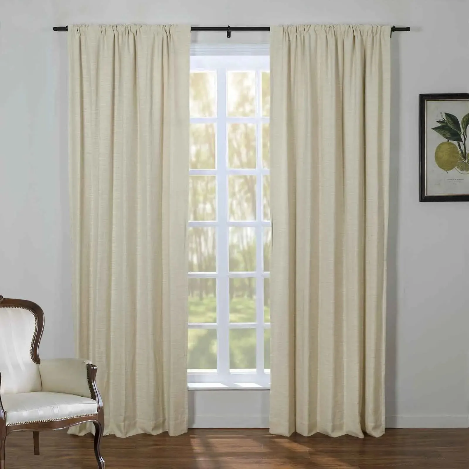 Kyla Linen Blend Drapery Soft Top