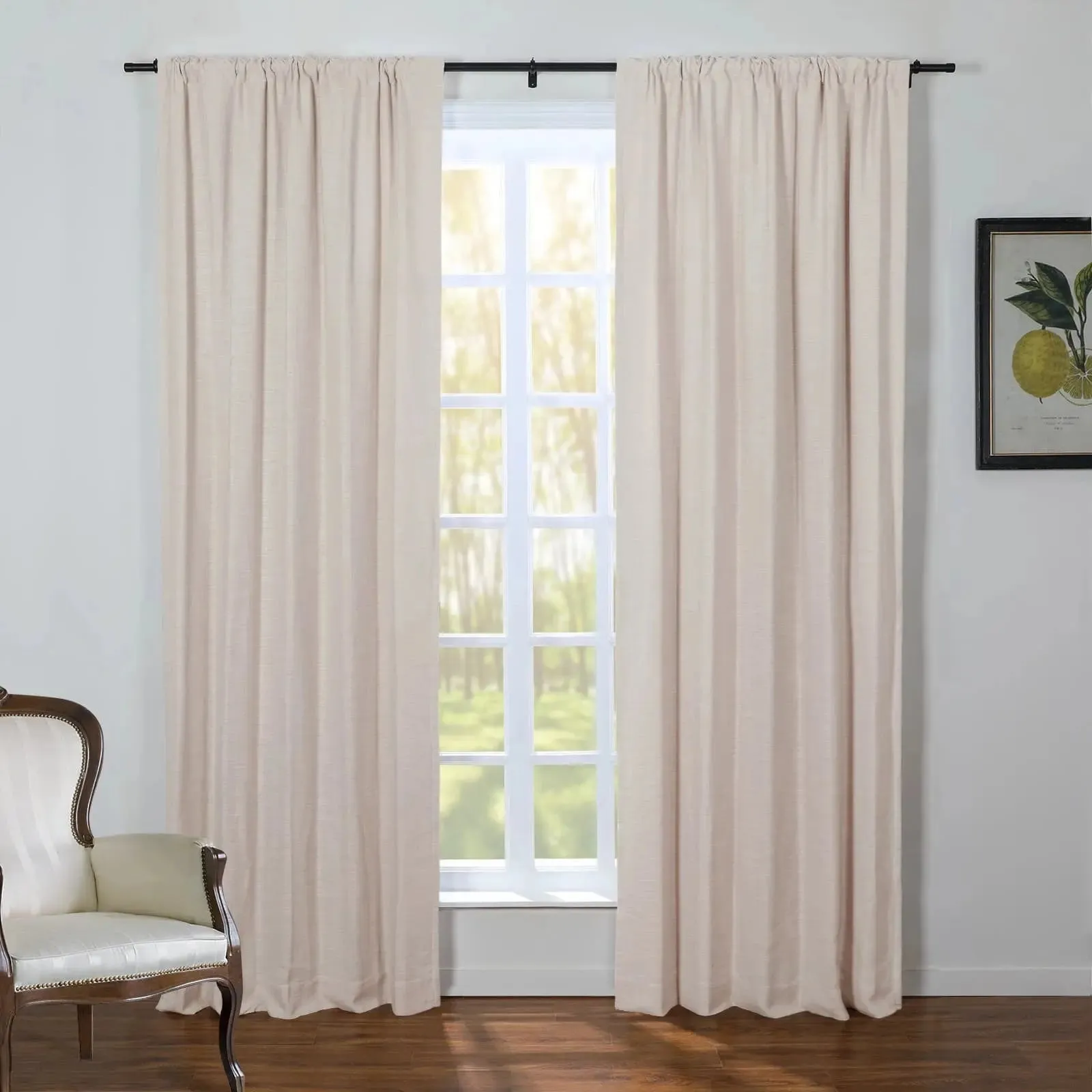 Kyla Linen Blend Drapery Soft Top