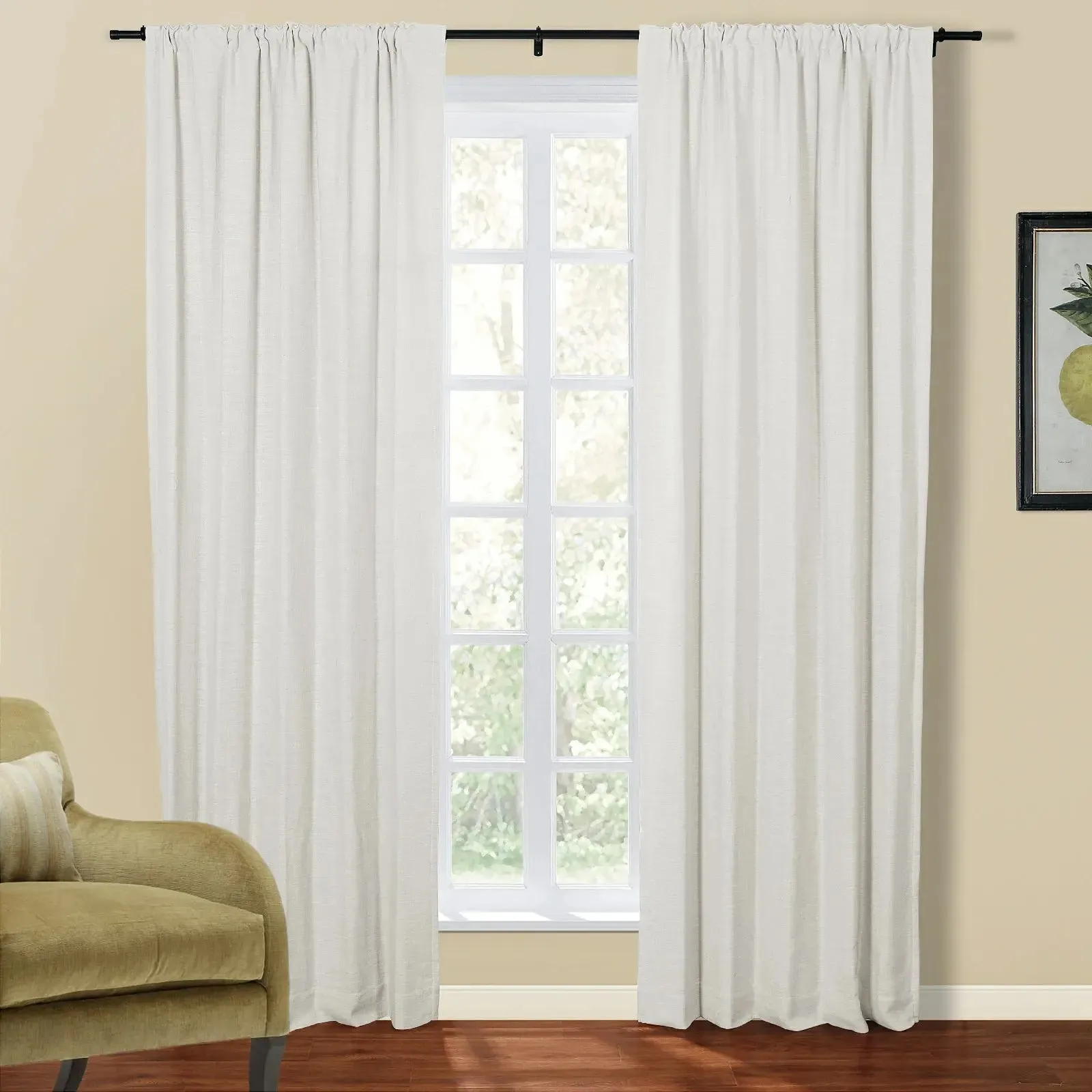 Kyla Linen Blend Drapery Soft Top