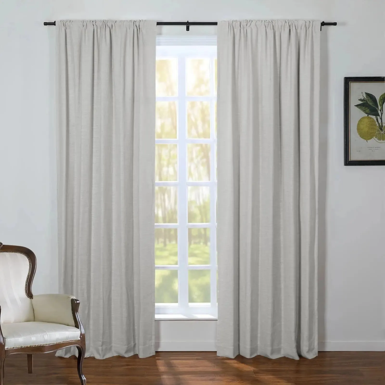 Kyla Linen Blend Drapery Soft Top