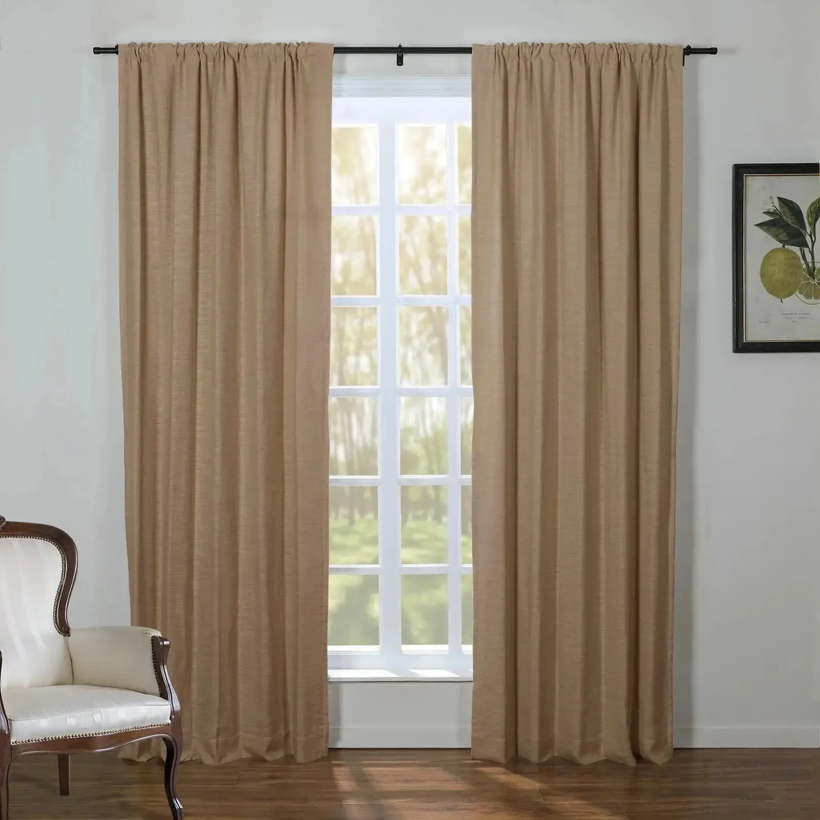 Kyla Linen Blend Drapery Soft Top