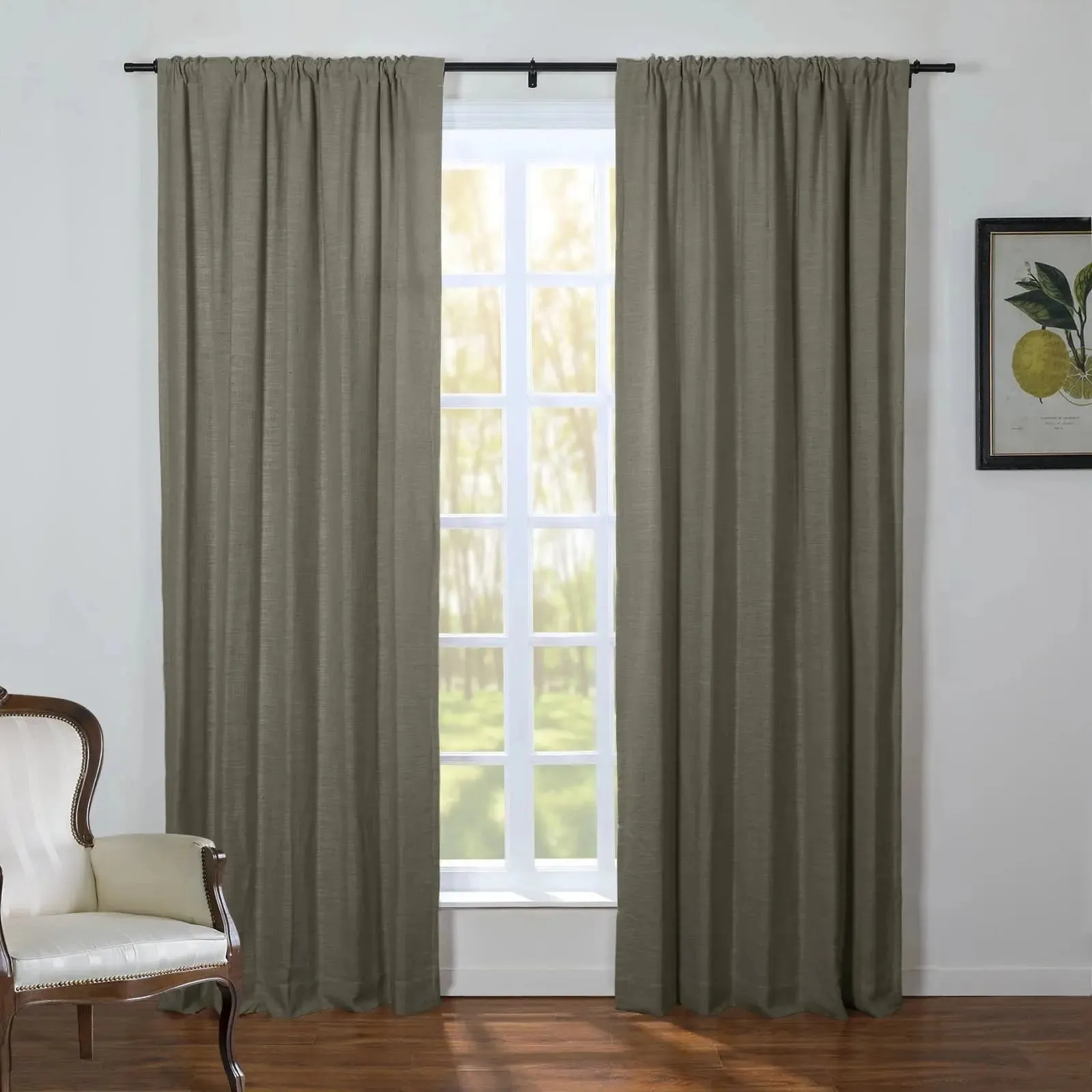 Kyla Linen Blend Drapery Soft Top