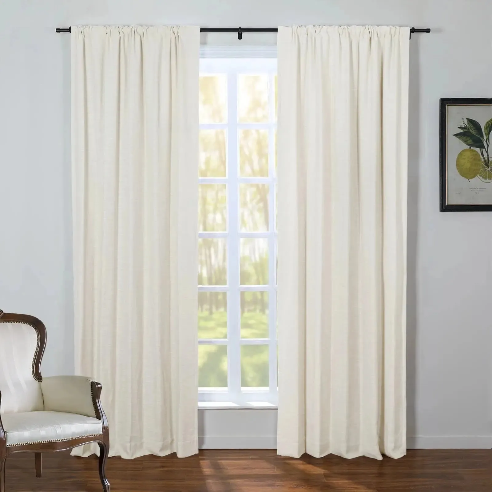 Kyla Linen Blend Drapery Soft Top