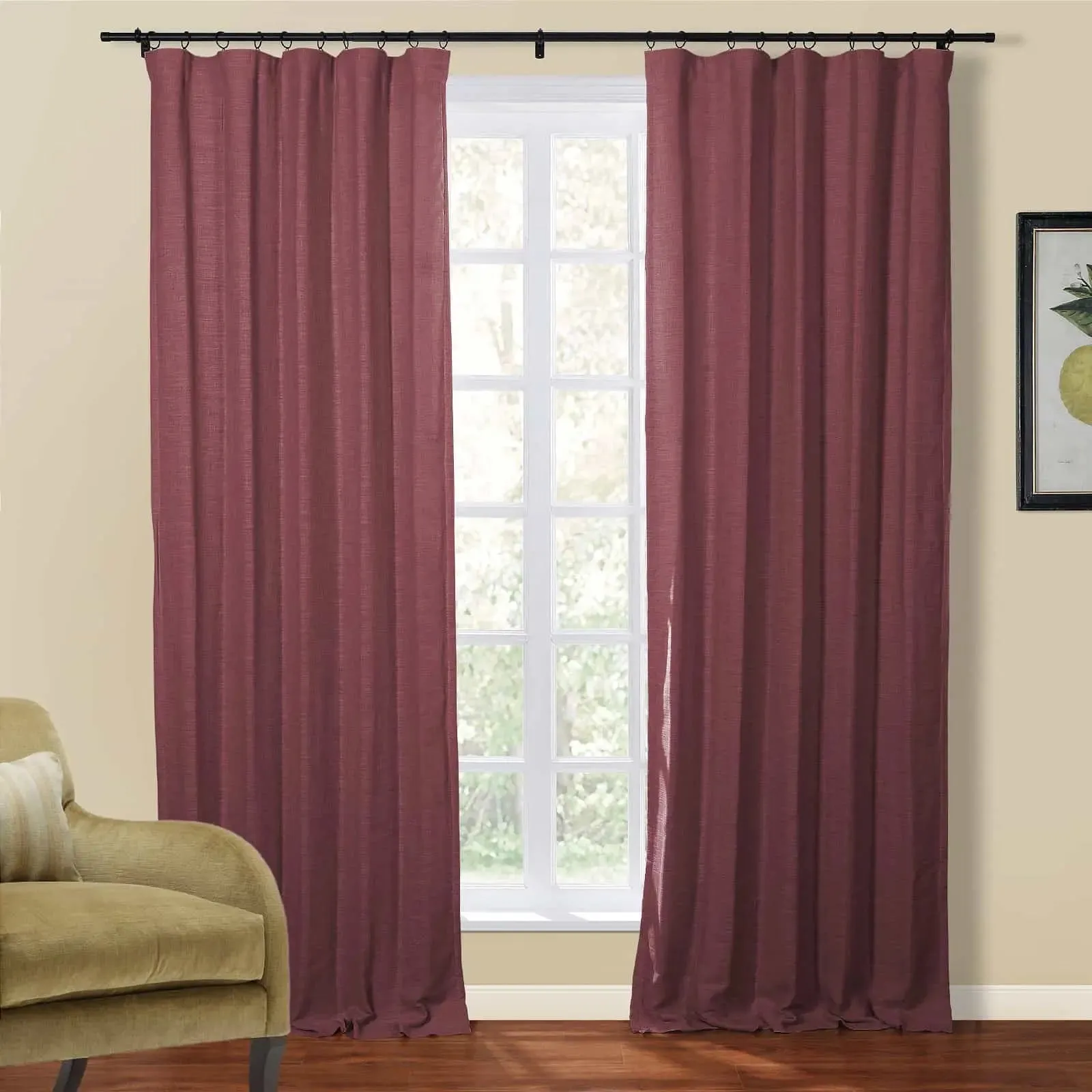 Kyla Linen Blend Drapery Soft Top