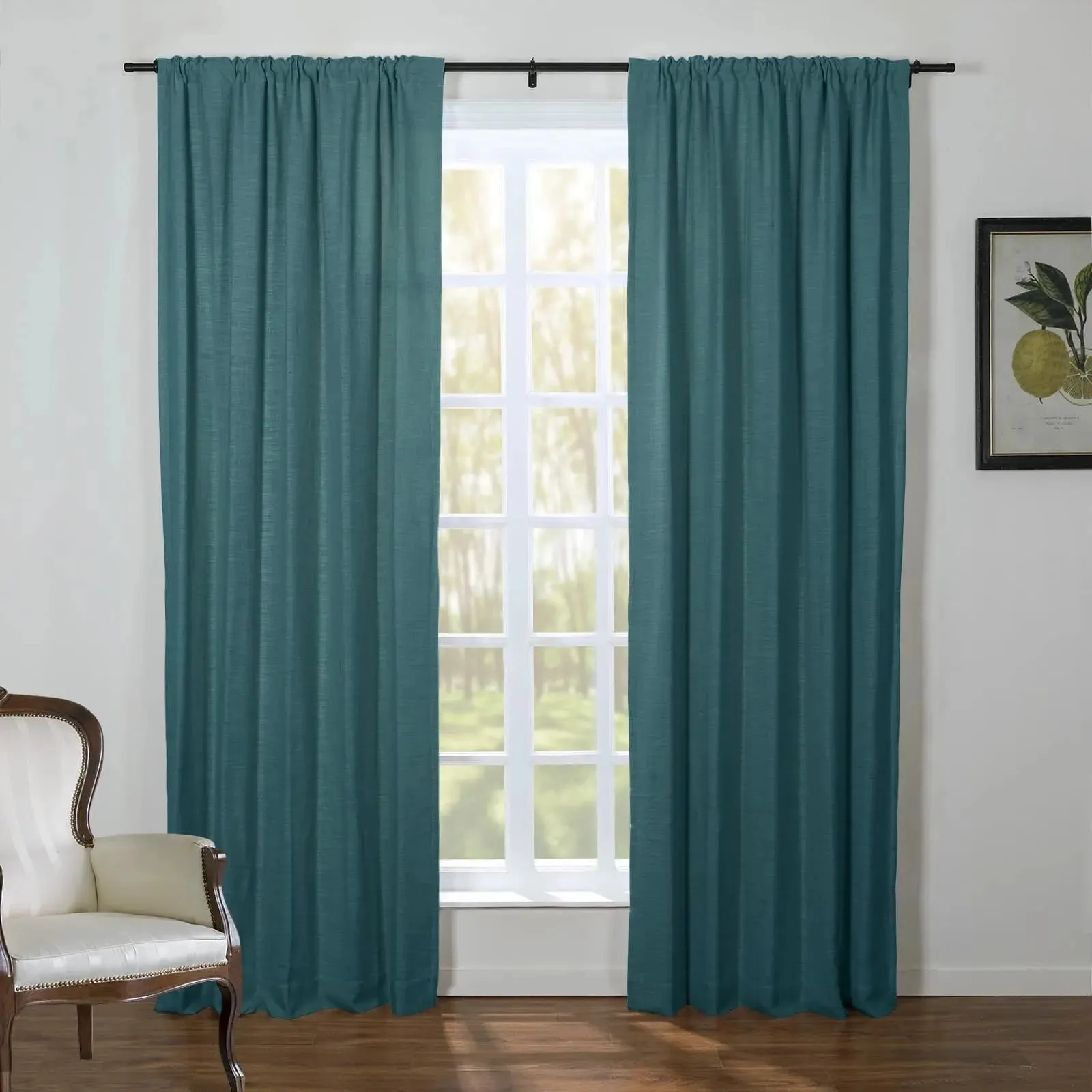 Kyla Linen Blend Drapery Soft Top
