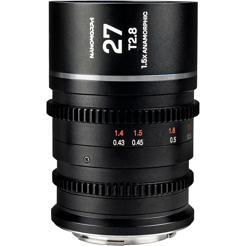 Laowa Nanomorph 27mm T2.8 1.5X S35 (Silver) - (Cine) L Mount