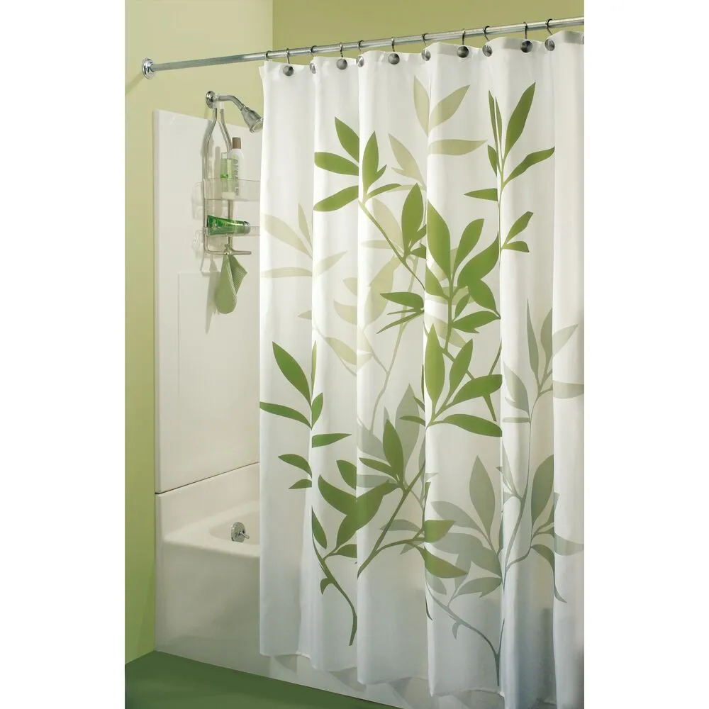 Leaves Shower Curtain Green