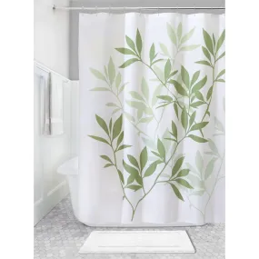 Leaves Shower Curtain Green