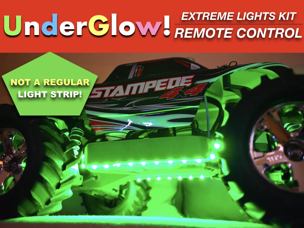 LED Light Bars UNDERGLOW For Traxxas Arrma HPI Losi Tekno Duratrax Asociated RGB