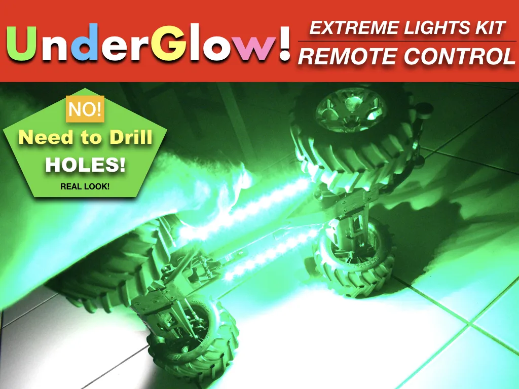 LED Light Bars UNDERGLOW For Traxxas Arrma HPI Losi Tekno Duratrax Asociated RGB