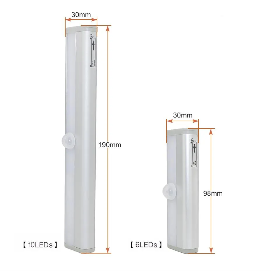 LED Motion Sensor Light For Cupboard, Wardrobe, Stairs or Bed Lamp