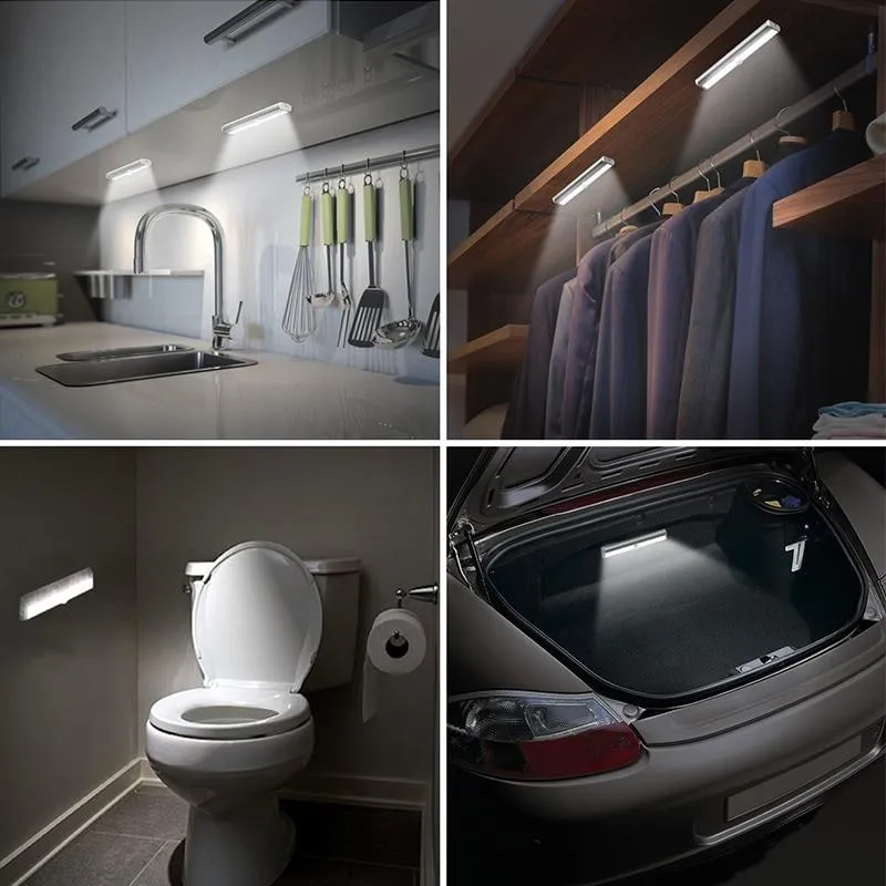 LED Motion Sensor Light For Cupboard, Wardrobe, Stairs or Bed Lamp