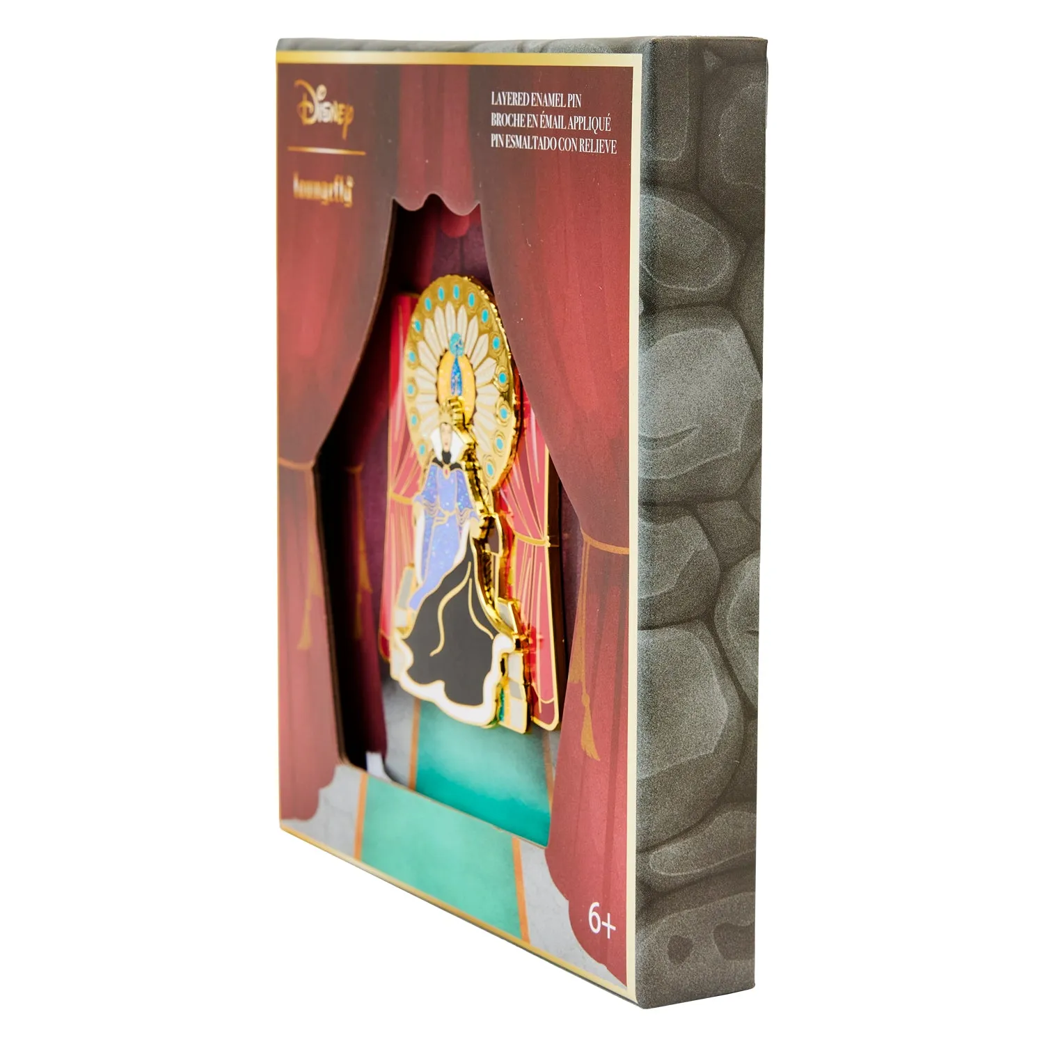 LF Disney Snow White Evil Queen Throne 3 Inch Collector Box Pin